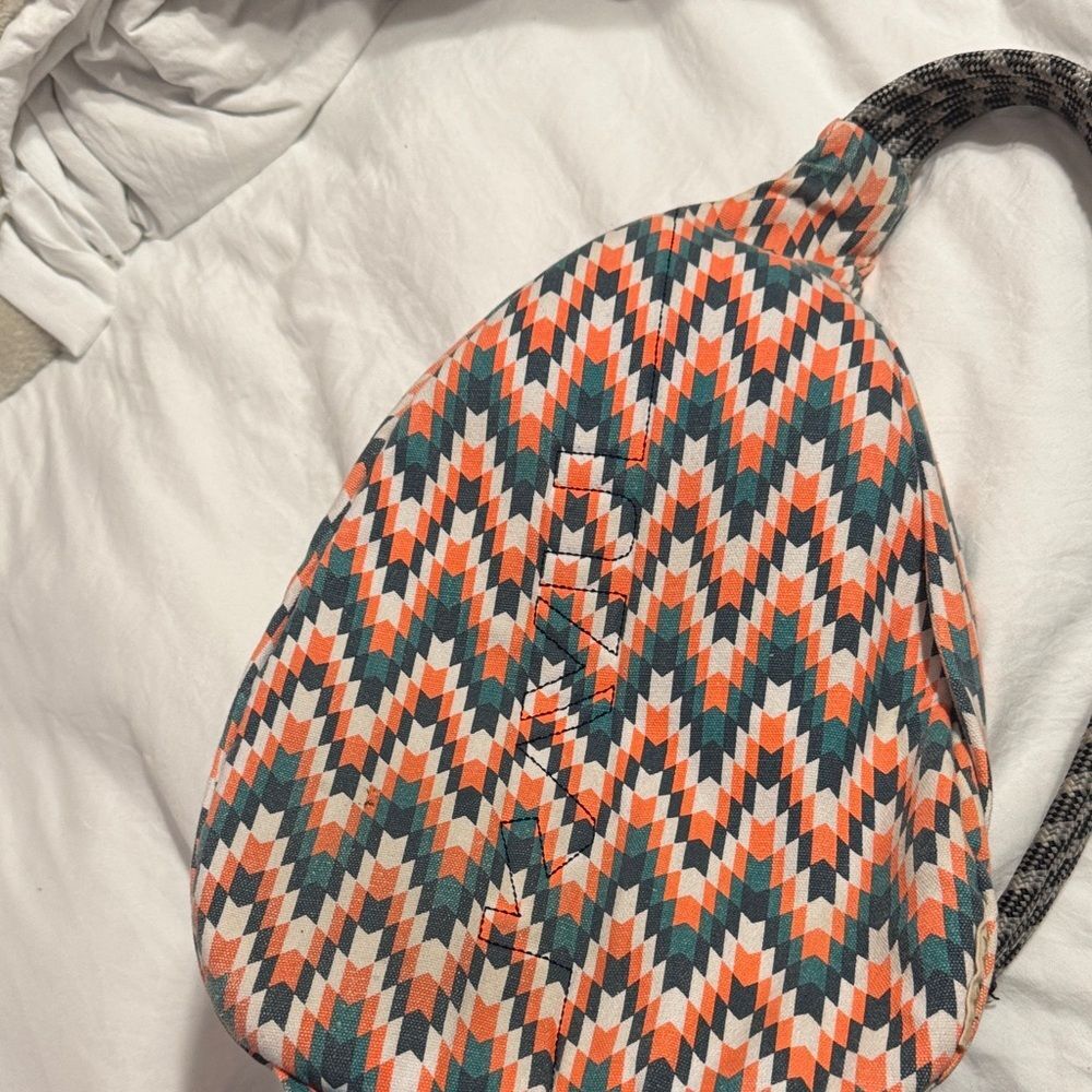 Kavu Geometric Belt Bag - Orange, Green, Black - Picture 8 of 8